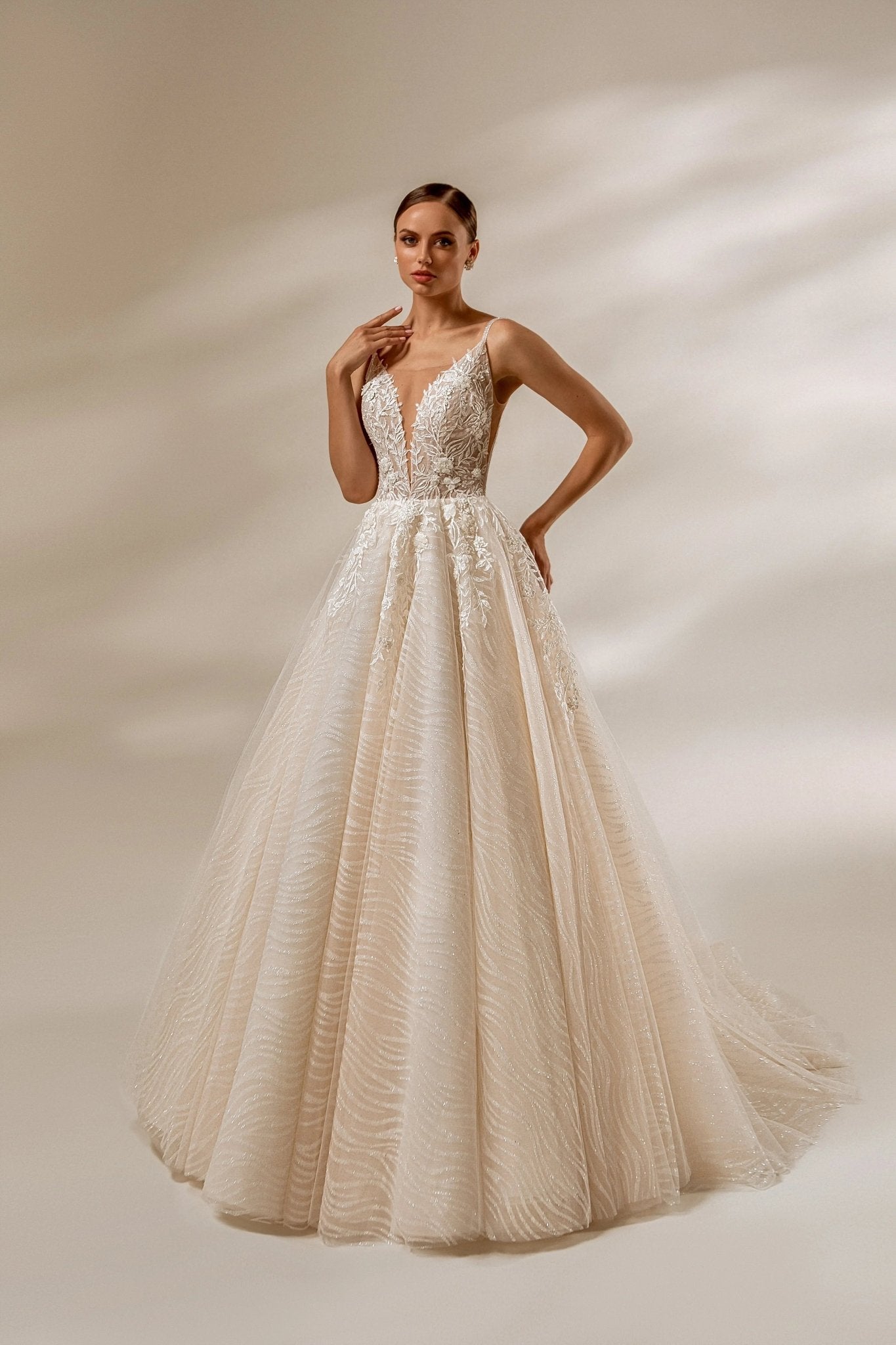 Milena Elegant comfortable wedding dress - violetta - bridal