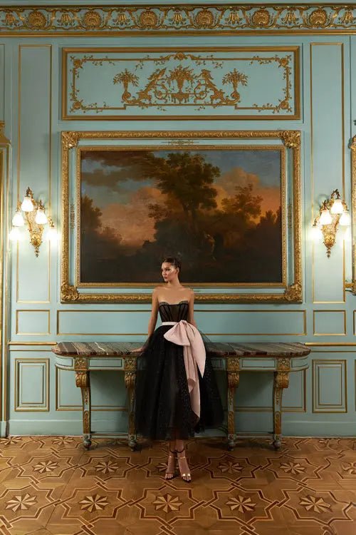 Model Number 2102 strapless tulle dress - violetta - bridal