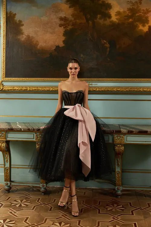 Model Number 2102 strapless tulle dress - violetta - bridal