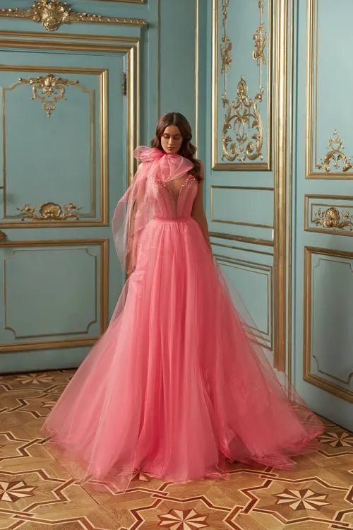 Model Number 2327 pink ball gown - violetta - bridal