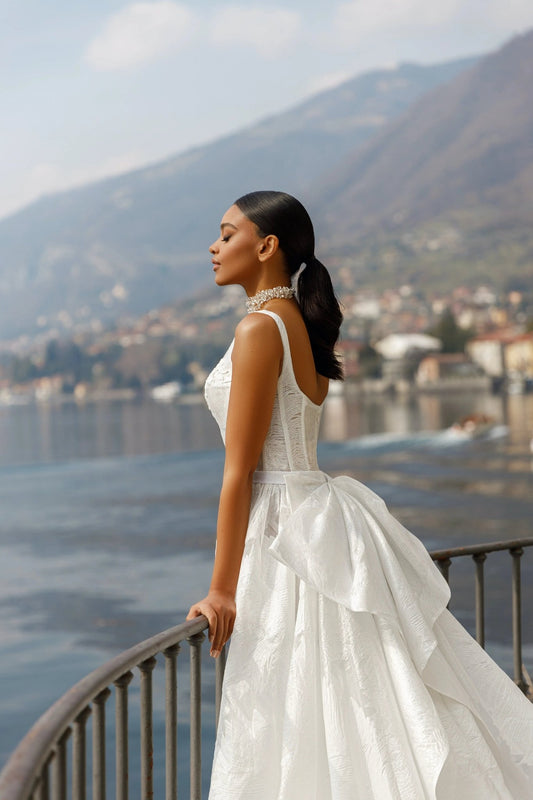 Nicoline A - line wedding dress lace - violetta - bridal