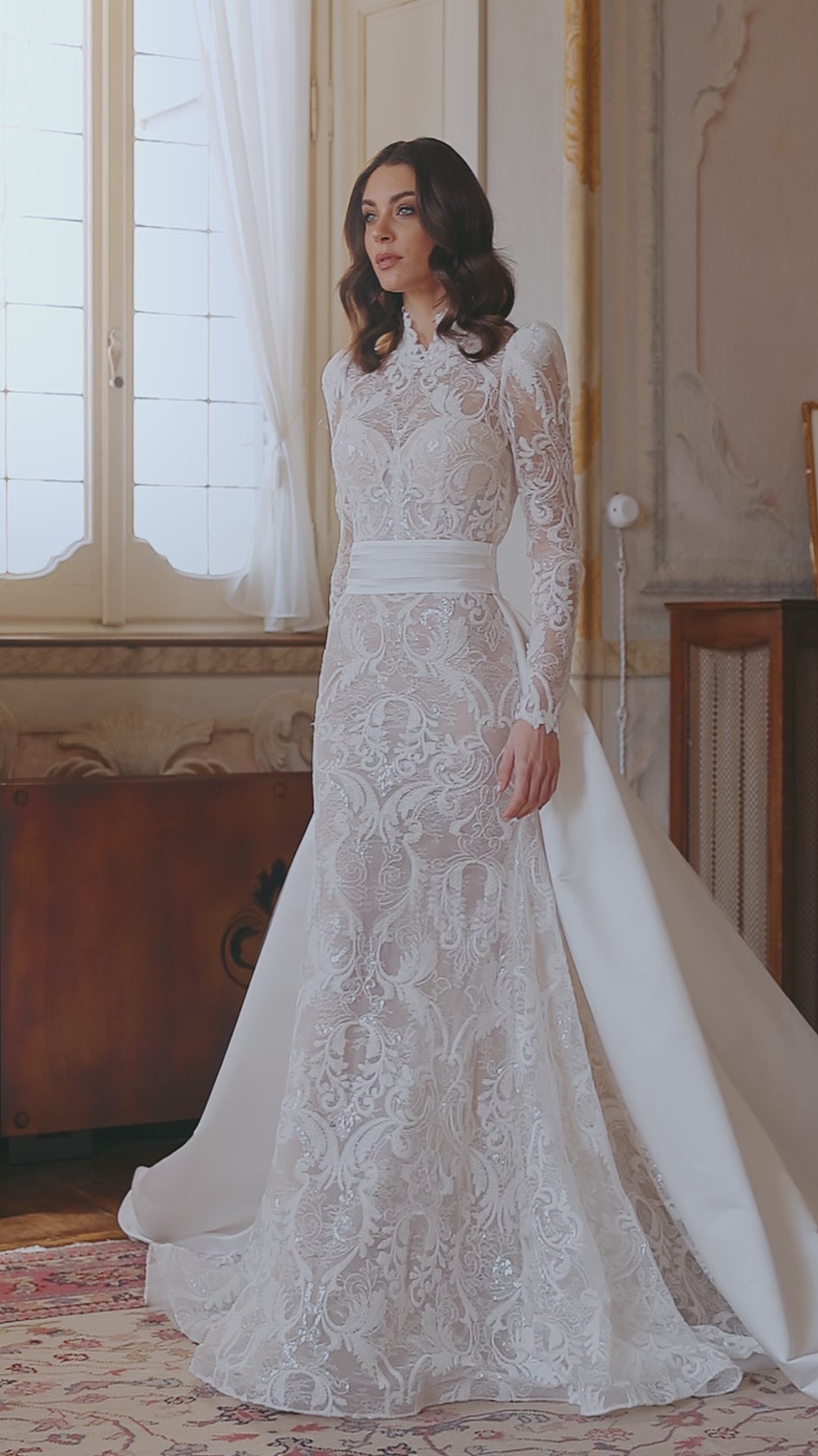 Vergina fitted silhouette bridal dress