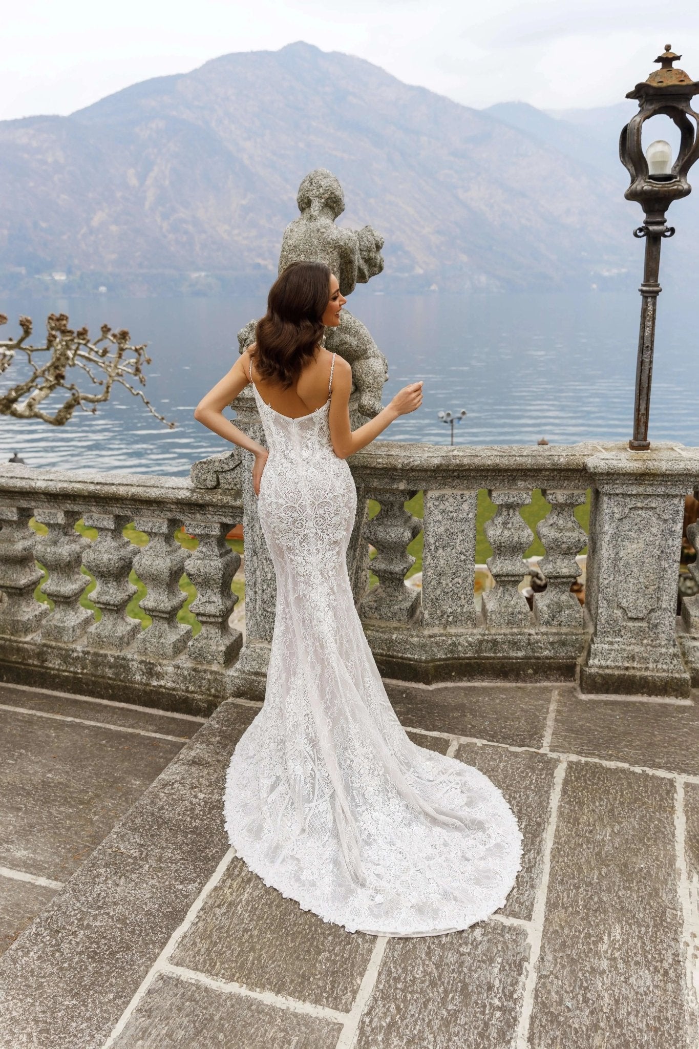 Riley corset dress with lining - violetta - bridal