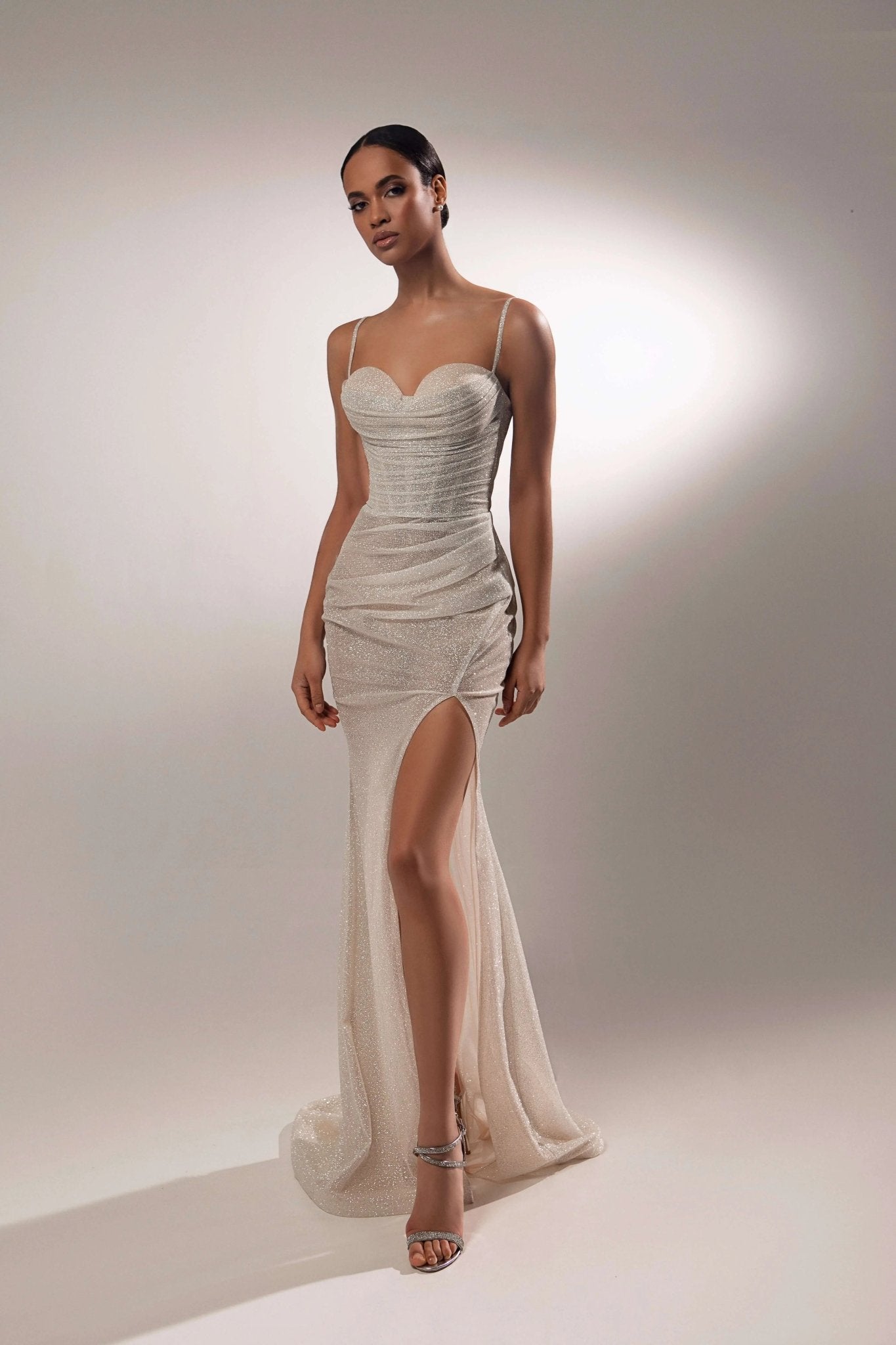 Talla dress with overskirt - violetta - bridal