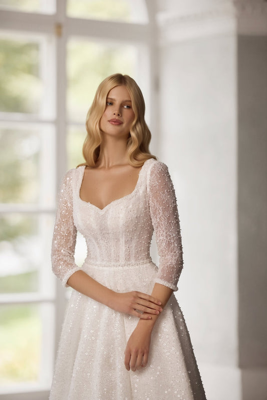 Tiziana elegant wedding gown - violetta - bridal