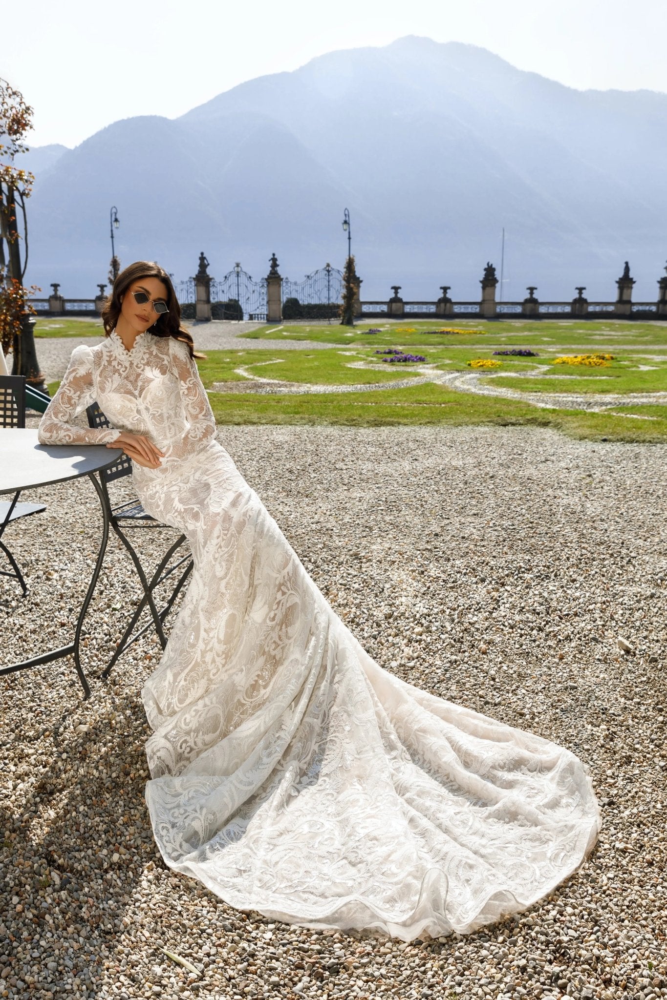 Vergina fitted silhouette bridal dress - violetta - bridal