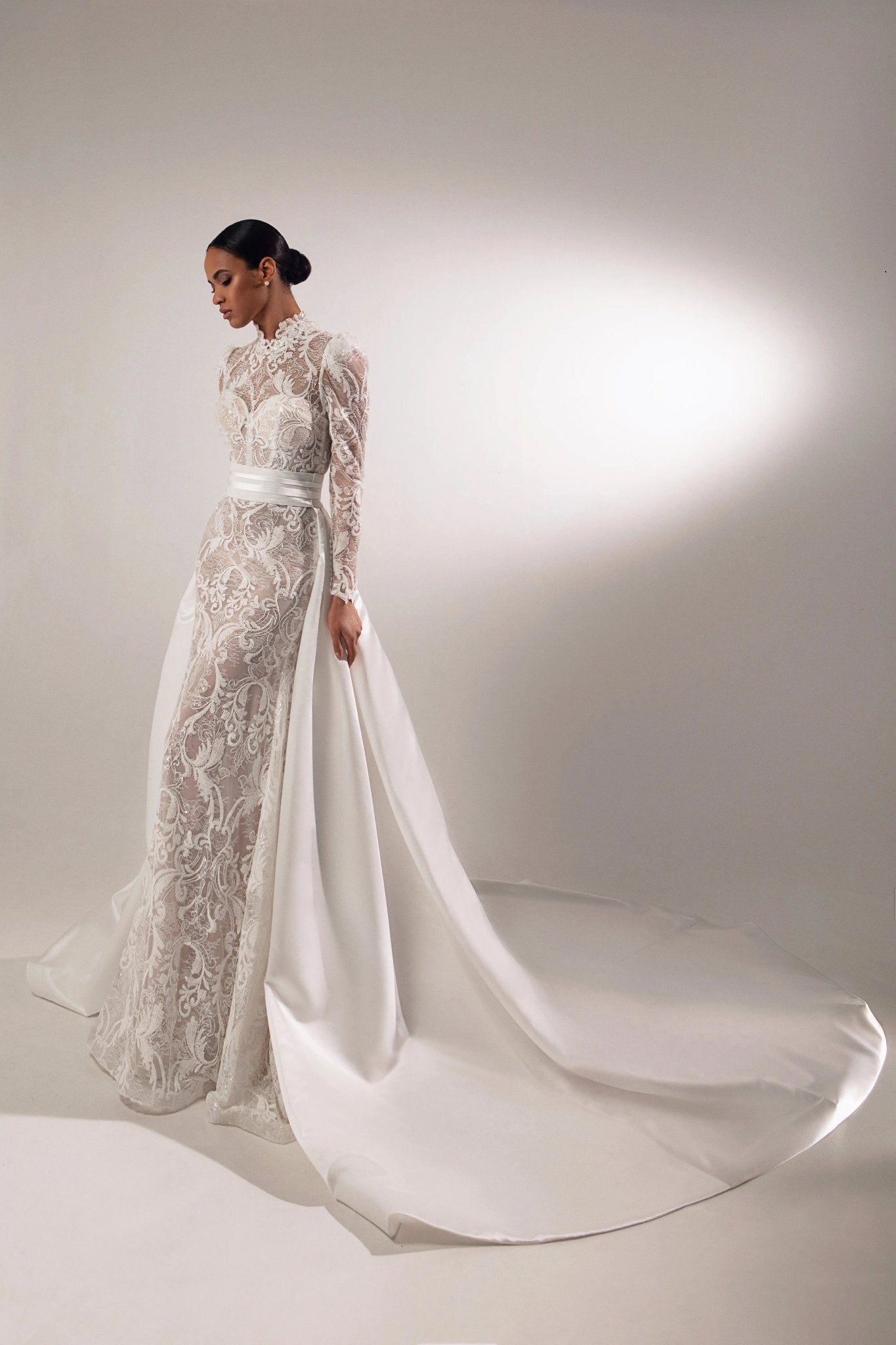 Vergina fitted silhouette bridal dress - violetta - bridal