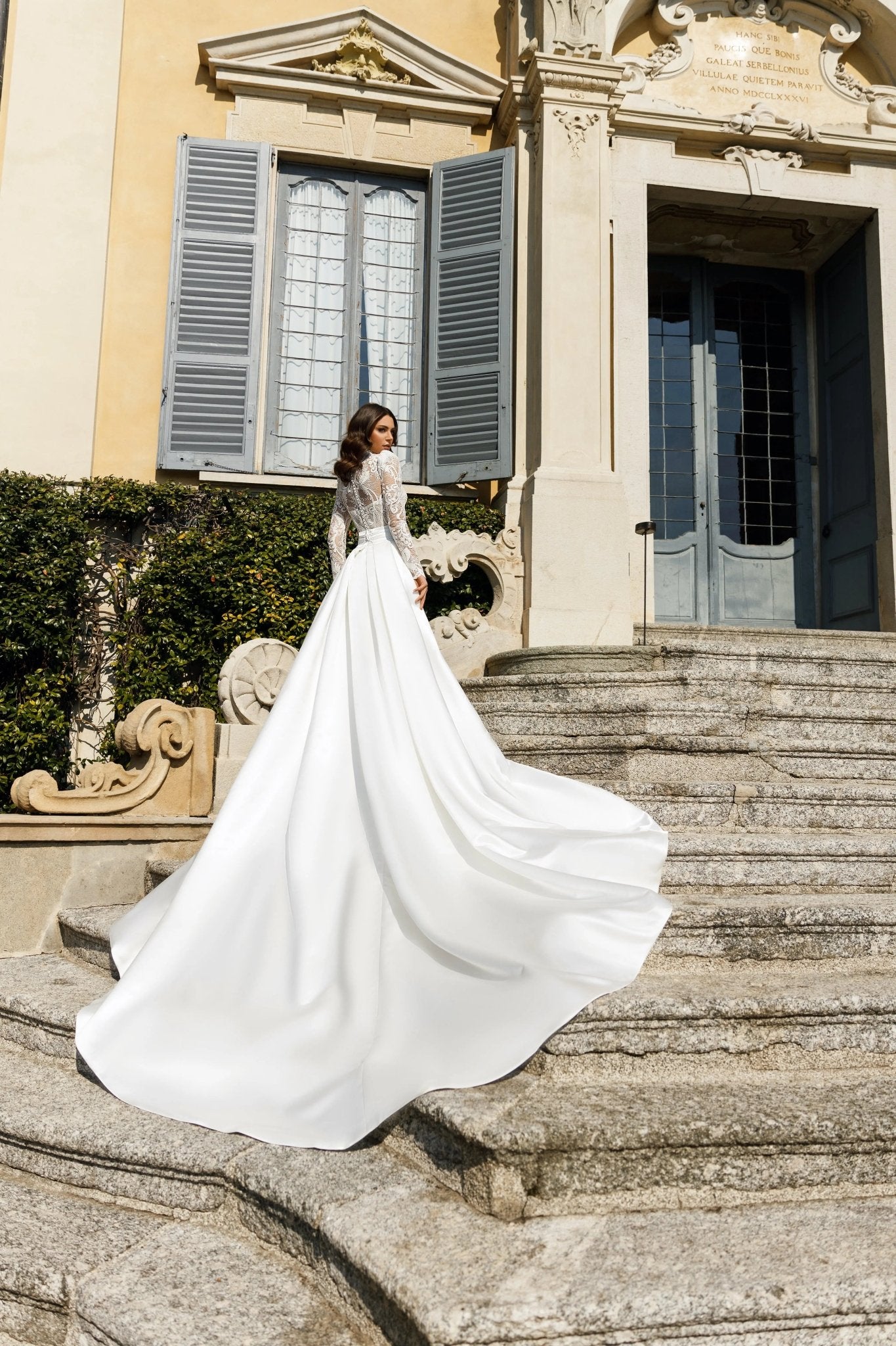 Vergina fitted silhouette bridal dress - violetta - bridal